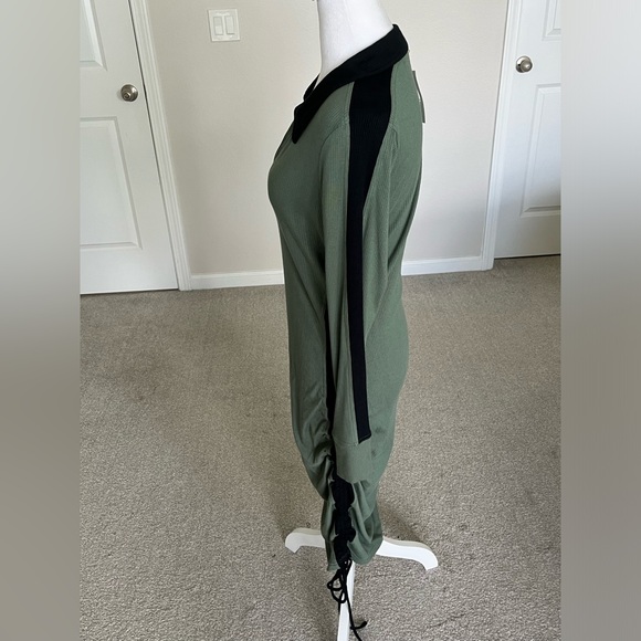 NWT Anthropologie Daily Practice VNeck Ribbed Sweater Dress Size Large - Picture 3 of 10